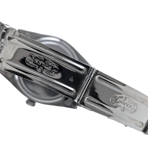 Bague Rolex Explorer 6610 Gilt Chapter Ring 1958 Stainless Steel Oyster Case Cross Crown 58 Facettes