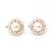 Earrings PLATIN earrings with pearls and diamonds 58 Facettes D361021JC