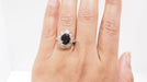 Ring 57 Ring 2 Gold Sapphire 58 Facettes 32279