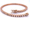 Bracelet BRACELET UNISEXE « TENNIS » - OR ROSE 18 KT - DIAMANTS 58 Facettes