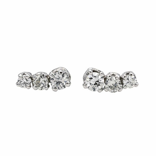 Boucles d'oreilles Boucles d'oreilles Or blanc Diamant 58 Facettes 3139886CN