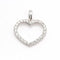 Pendentif Pendentif coeur en diamant 58 Facettes D363119CG