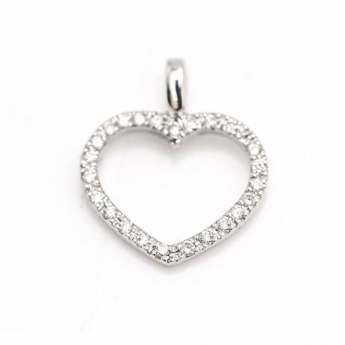 Pendentif Pendentif coeur en diamant 58 Facettes D363119CG