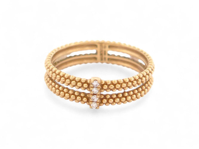 Bague 53 bague MAUBOUSSIN mon premier jour c'est toi n1 t53 diamants or jaune 18k 58 Facettes 269802