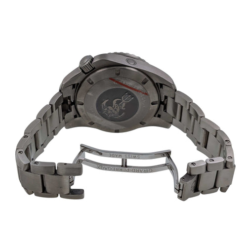 Montre Girard Perregaux Sea Hawk II Pro 3000m 49940 Titanium 2010 Deep Diver + International Guarantee + Papers RARE with Titanium Strap 58 Facettes