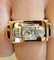 Bague 54 Bague Tank ancienne en or et diamants 58 Facettes