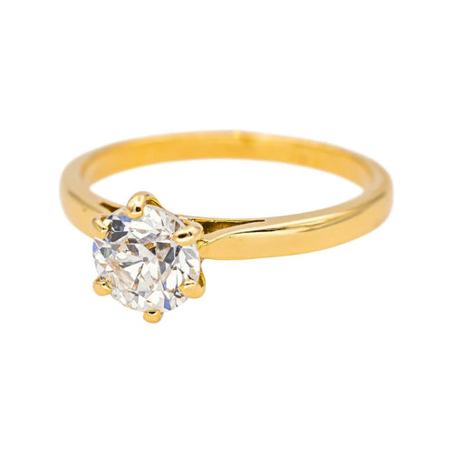 Bague 48.5 Bague Solitaire Or jaune Diamant 58 Facettes 4745026CN