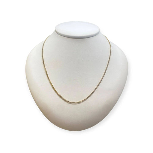 Collier Chaîne or jaune gourmette 59 cm 58 Facettes 330086395