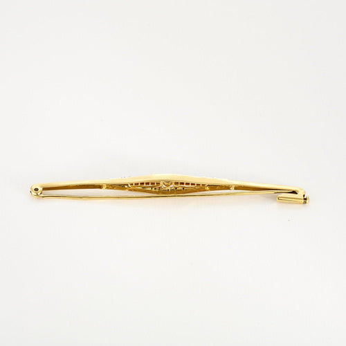 Broche Broche barrette en or, diamants et rubis 58 Facettes ENG10661