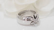 Bague 51 Bague Chaumet double Liens en or blanc et diamants 58 Facettes 32176