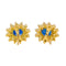 Boucles d'oreilles Boucles d'oreilles Or jaune Saphir, Diamant 58 Facettes 3754269CN