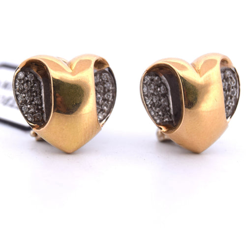 Boucles d'oreilles Boucles d'oreilles en or et diamants des années 1960 58 Facettes