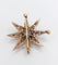 Pendentif Pendentif broche étoile antique en or 14K et diamants taille ancienne 58 Facettes A06490