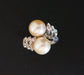 Ring 53 Pearl And Diamond Ring, Gold 58 Facettes