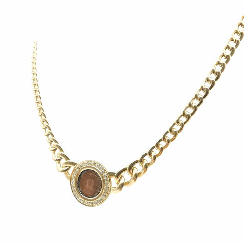 Collier Collier en or jaune et diamants 58 Facettes