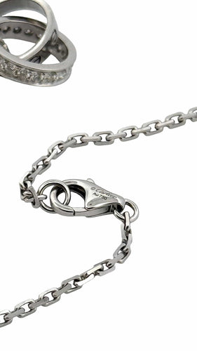 Collier Cartier Love or gris et diamants
