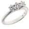 Bague 52 Bague en or blanc, diamants naturels 58 Facettes AG-201037/1
