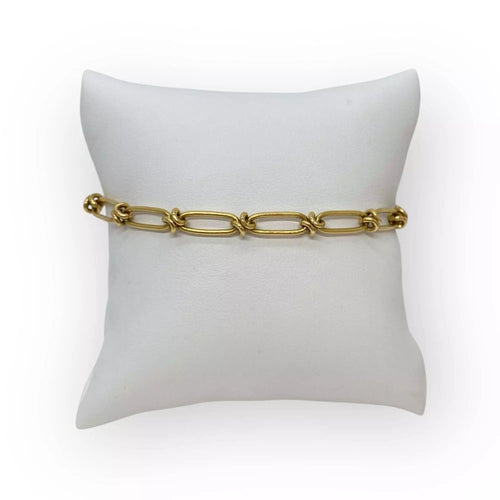 Bracelet Bracelet or jaune à maillons 58 Facettes 330074186