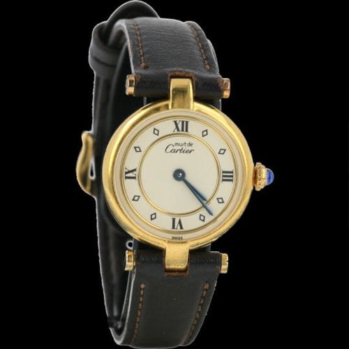Montre Cartier Montre Must De Cartier Vermeil 58 Facettes MT43219