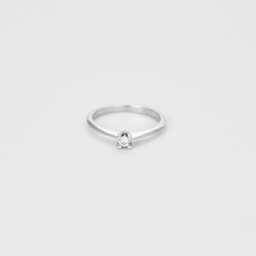 Bague Solitaire or blanc Diamant 58 Facettes LP1068/12
