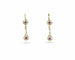 Boucles d'oreilles Boucles d'oreilles en or jaune serties de rubis et de diamants 58 Facettes 7312