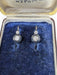 Boucles d'oreilles Boucles d'oreilles en or jaune et argent avec diamants 58 Facettes