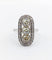 Bague 54.5 Bague marquise art deco Platine 2,25 carats diamant taille ancienne (circa 1910) 58 Facettes A06120