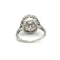Bague 54 Bague or blanc diamants 58 Facettes 240366R