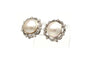 Boucles d'oreilles Boucles d'oreilles Art Déco en or blanc serties de perles et de diamants 58 Facettes 20339