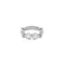 Bague 52 Messika - Alliance Joy Cœur Multi en or blanc et diamants 58 Facettes