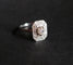 Bague 51 Bague d'époque Art Déco Diamants 58 Facettes