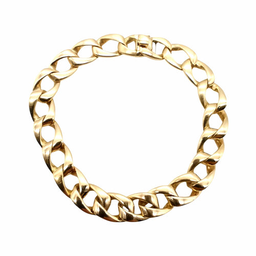 Bracelet Bracelet or jaune Maille forçat 58 Facettes
