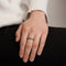 Bague 55 Bague diamants et perles 58 Facettes