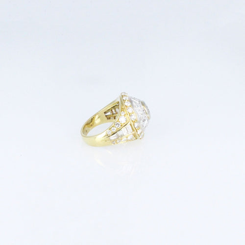 Bague 50.5 Bague diamants en or jaune 58 Facettes 001.39269