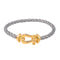Bracelet Fred Bracelet Force 10  Or jaune, Acier 58 Facettes 4289525RV
