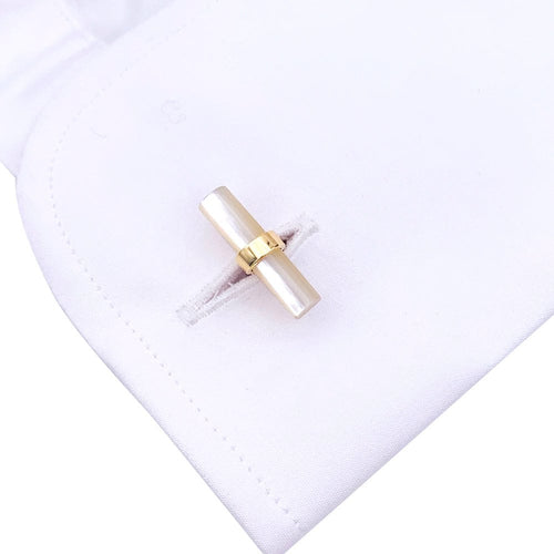 Boutons de manchette Boutons de manchette Cartier or jaune, bâtonnets interchangeables. 58 Facettes 33091