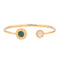 Bracelet Bulgari Bracelet Jonc Bvlgari Bvlgari Or rose Malachite, Nacre, Onyx 58 Facettes 4173757RV