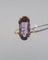 Bague 55 Bague cocktail améthyste rose de France ovale 58 Facettes