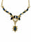 Collier or jaune saphirs et diamants 0,60 ct