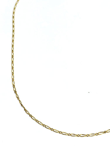 Collier Chaîne maille cheval en or jaune 18 carats 58 Facettes