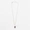 Collier Collier or blanc rubis  et diamant 58 Facettes