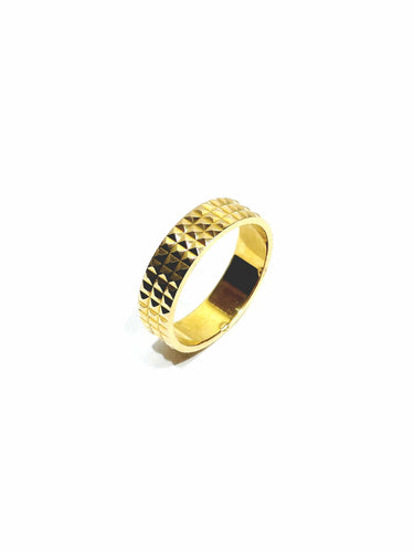 Bague 53.5 Alliance Femme En Or Rose Pointe de Diamant 58 Facettes