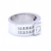 Bague 55 Bague en or blanc avec diamant taille princesse 58 Facettes N102887LF