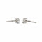 Boucles d'oreilles Boucles d'oreilles Puces Or blanc Diamant 58 Facettes 3904855CN