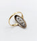 Bague 51 Bague marquise ancienne or jaune et platine, diamants (circa 1900) 58 Facettes A04975