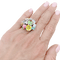 Bague 50 Bague Dior, "Diorette", or blanc, émail, aigue-marine et diamant. 58 Facettes 34642