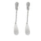 Boucles d'oreilles Gouttes Cristal de roche Diamants