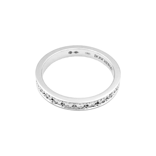 Bague 51 Bague Boucheron, "Beloved", platine et diamants. 58 Facettes 35168