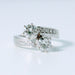 Bague 52 Bague Toi et Moi vintage or blanc diamants 58 Facettes 230 448