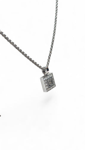 Collier Chopard - Collier "Happy Diamonds" en or blanc et diamants 58 Facettes